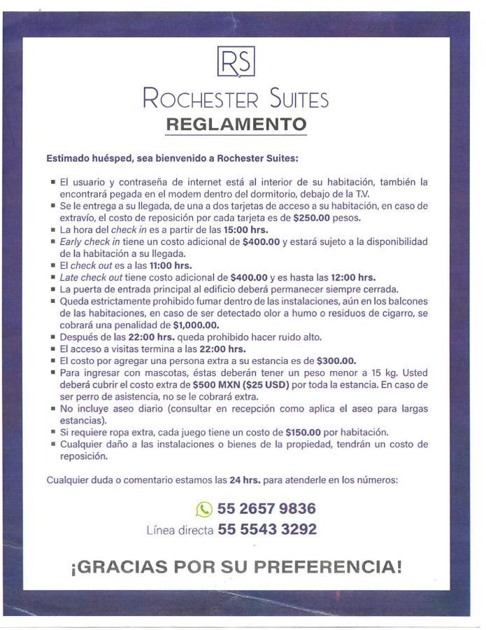 Rochester 10 Cidade do México Exterior foto